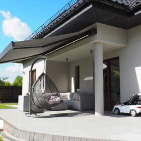 markiza tarasowa elektryczna w kasecie