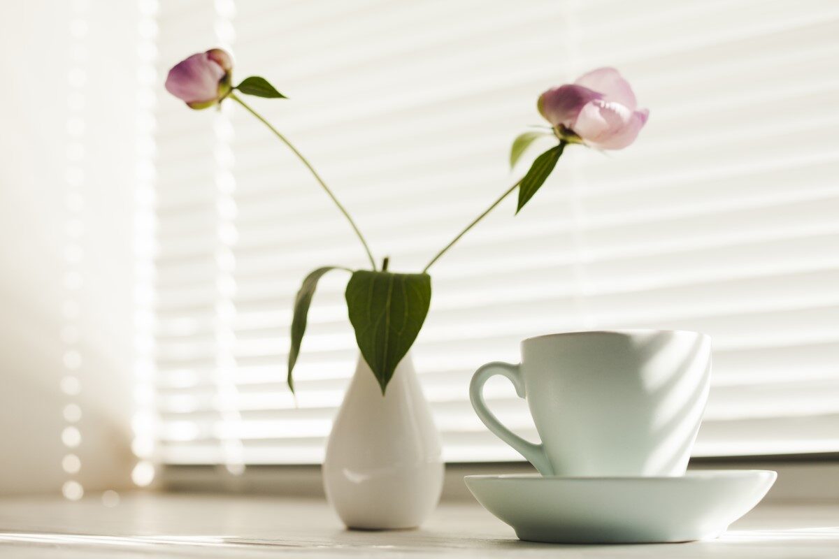 Rolety wewnętrzne na plastikowym oknie